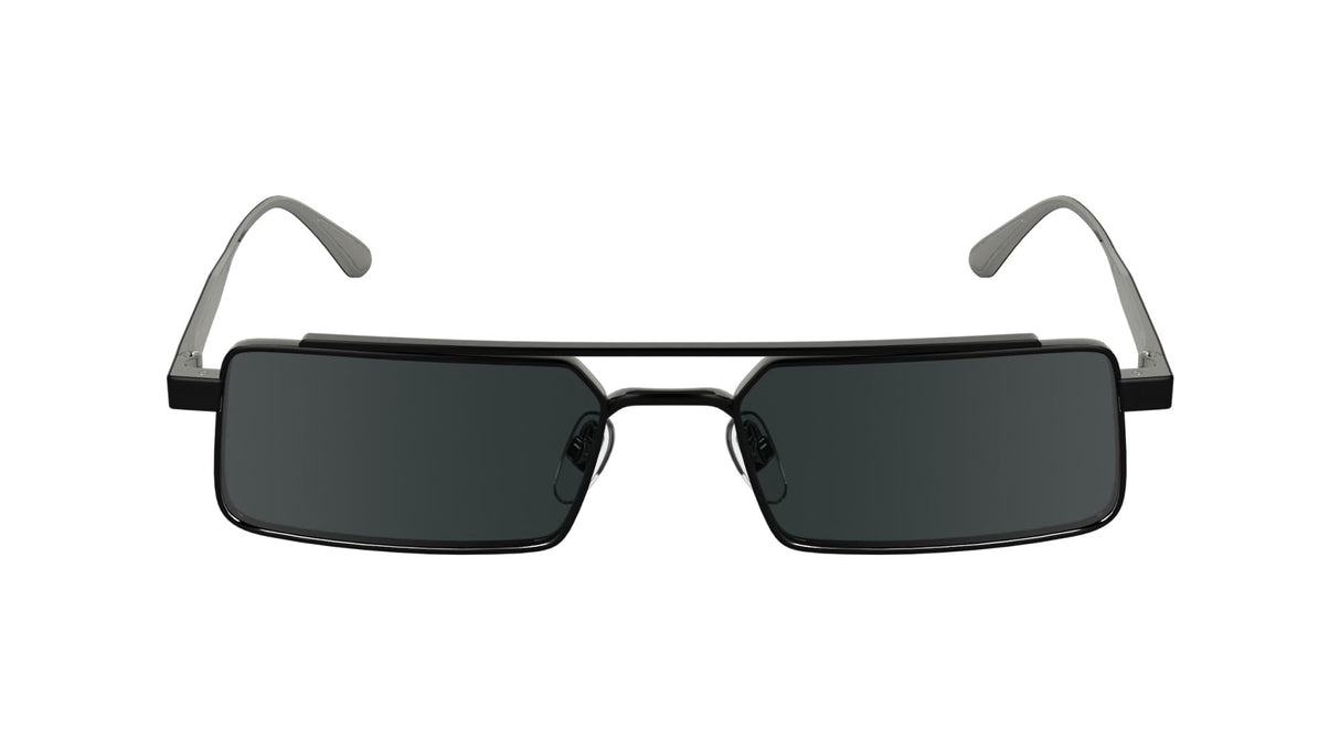 Calvin Klein Unisex Adult Sunglasses CK24111S - Matte Black with Solid Grey Lens