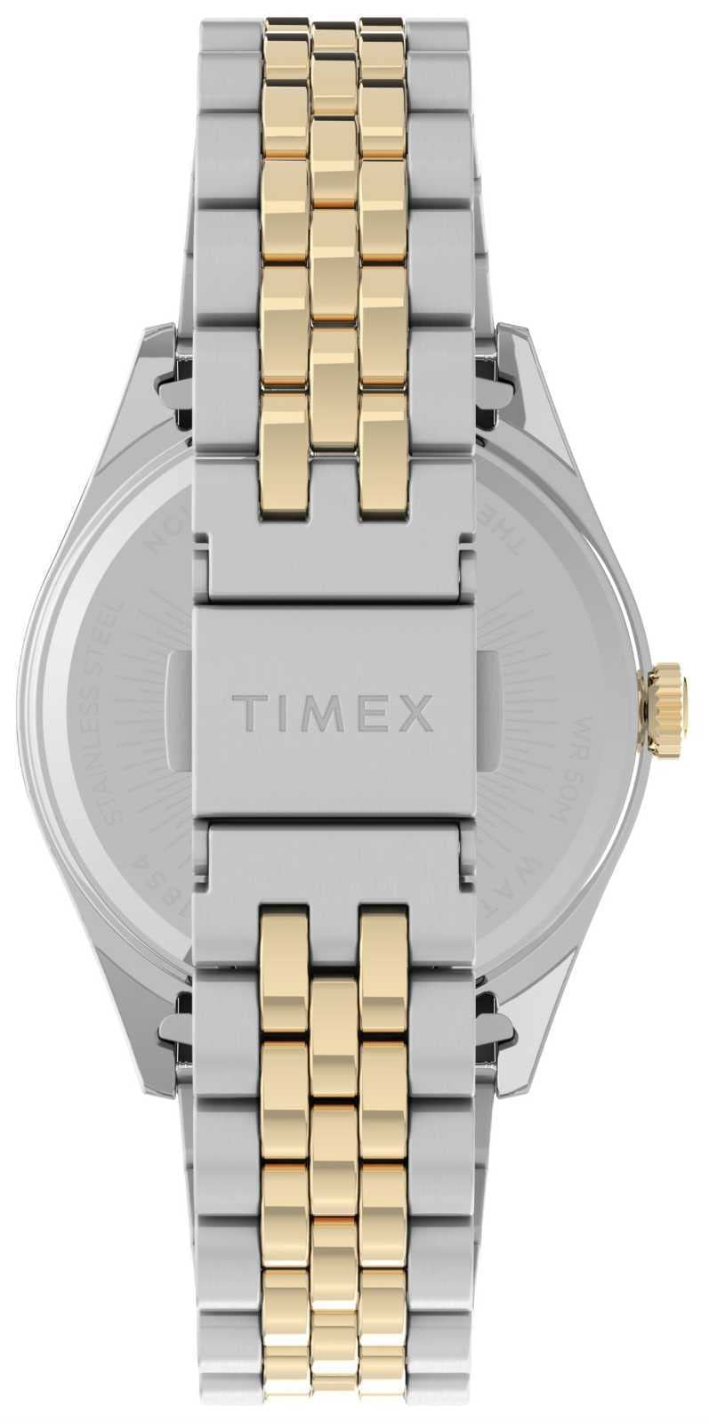 Timex Reloj Analógico para Mujer'S de Cuarzo con Correa en Acero Inoxidable TW2V68500