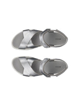 ECCO Damara Sandal, Sandalia Mujer, Pure Silver Metallic, 42 EU