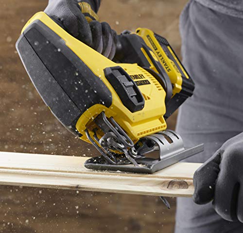 STANLEY FATMAX SFMCS600M2K-QW - SIERRA DE CALAR V20 LI-ION 18V CON 2 BATERÍAS 4Ah, CARGADOR Y MALETÍN