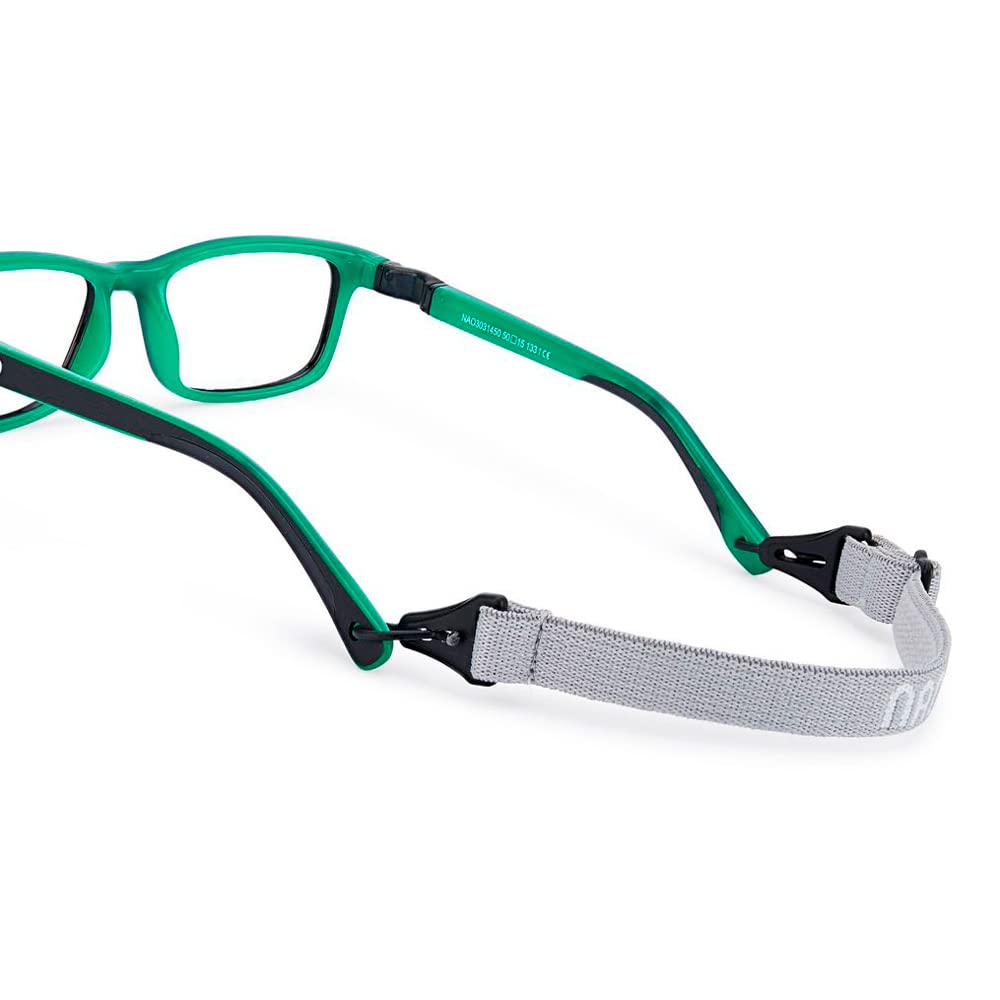 NANOVISTA FANGAME 3.0 Gafas, Bicolor Negro Mate/Verde, 50 Unisex niños