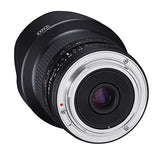 Rokinon Lente Ultra Gran Angular F2.8 ED AS NCS CS de 10 mm para cámaras Digitales Fuji X Mount (10M-FX), Color Negro