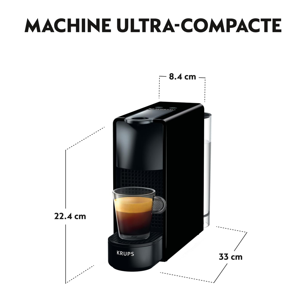 Nespresso Krups Essenza Mini XN110810 - Piano negro