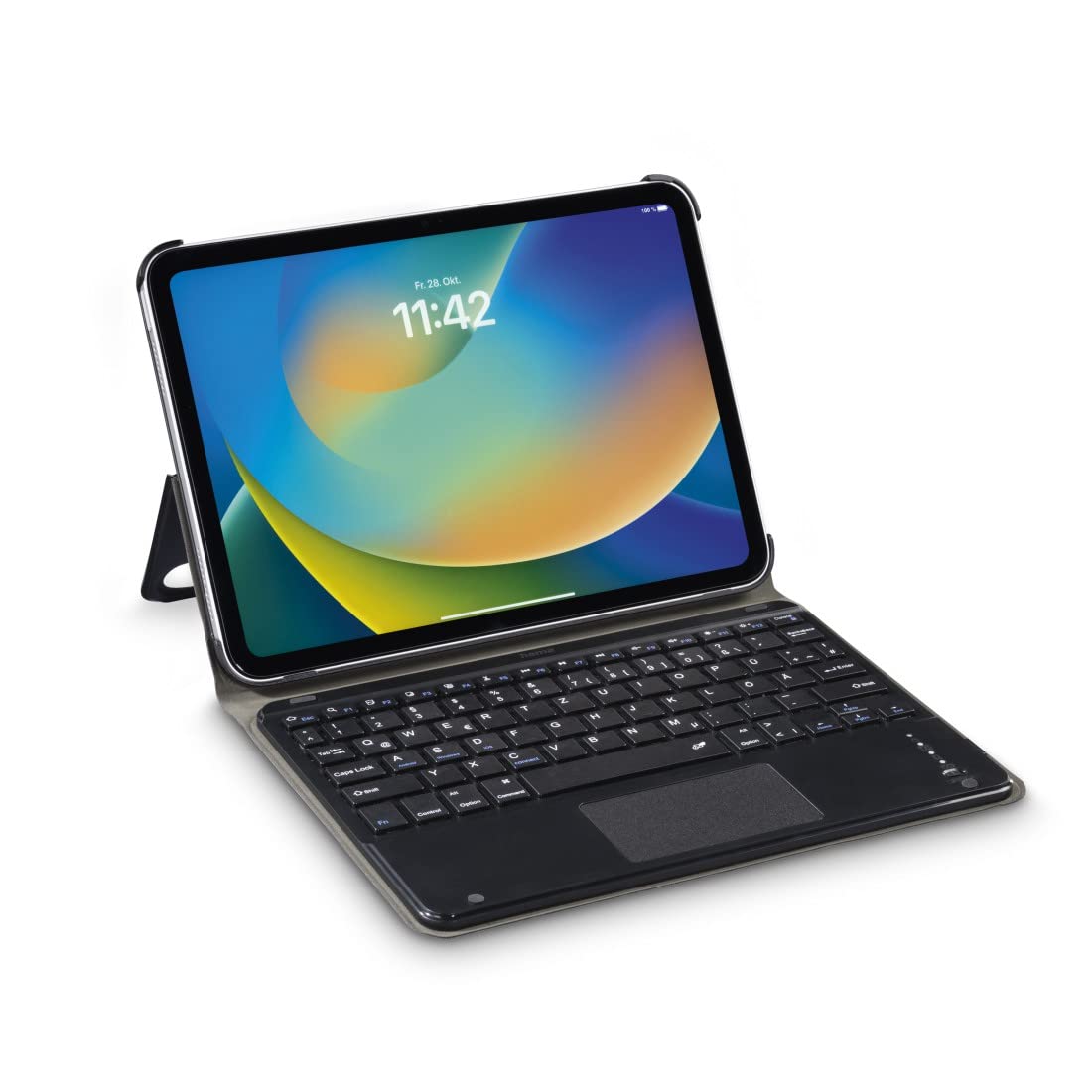 Hama Funda con Teclado para iPad Air de 11" 2024 (Teclado Bluetooth con Panel táctil, función Atril, Funda magnética, Funda para Tablet para Apple iPad Air de 11 Pulgadas, Teclado extraíble), Color