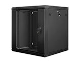 Armario Rack LANBERG 12U 600X600X635 Auto ENSAMBLADO 19" hasta 60 KG Negro