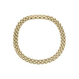 Fossil Pulsera de mujer de acero inoxidable con cierre desplegable