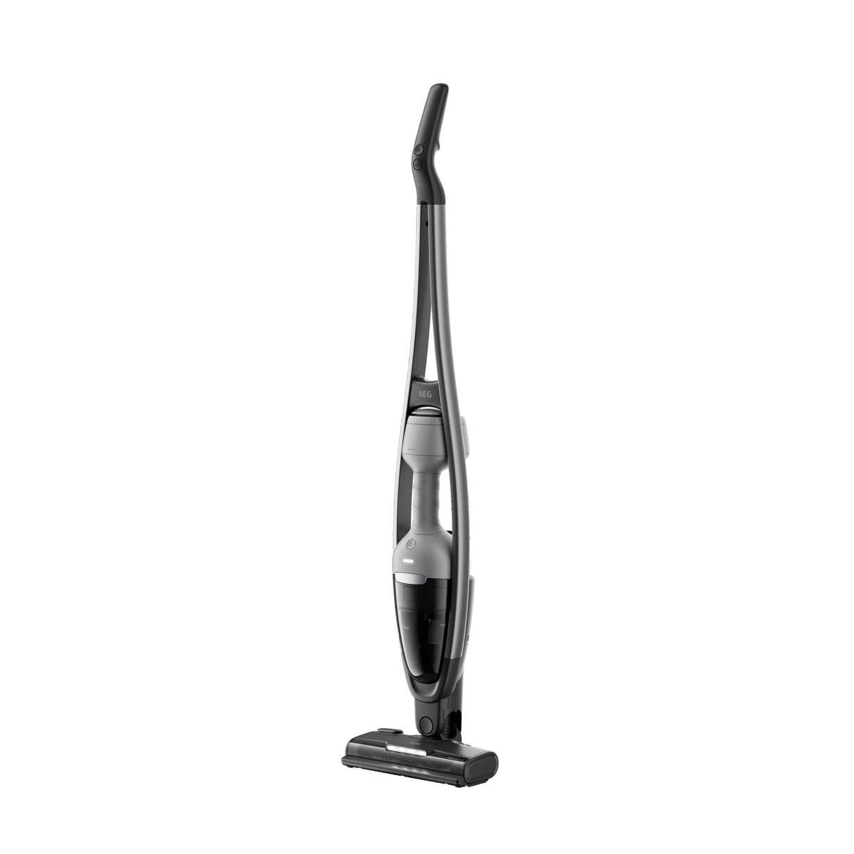 AEG AS62CB25UG Clean 6000 Aspiradora Sin Cable, 25,2 V, Autonomía de 55 min, Tecnología Brushrollclean, Carga en 4,5 h, Depósito de 0,35 L, Tecnología Cyclonic, 3 Accesorios, Gris