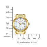 CITIZEN FE1242-78D - Reloj analógico de Cuarzo para Mujer con Correa de Acero Inoxidable, Pulsera
