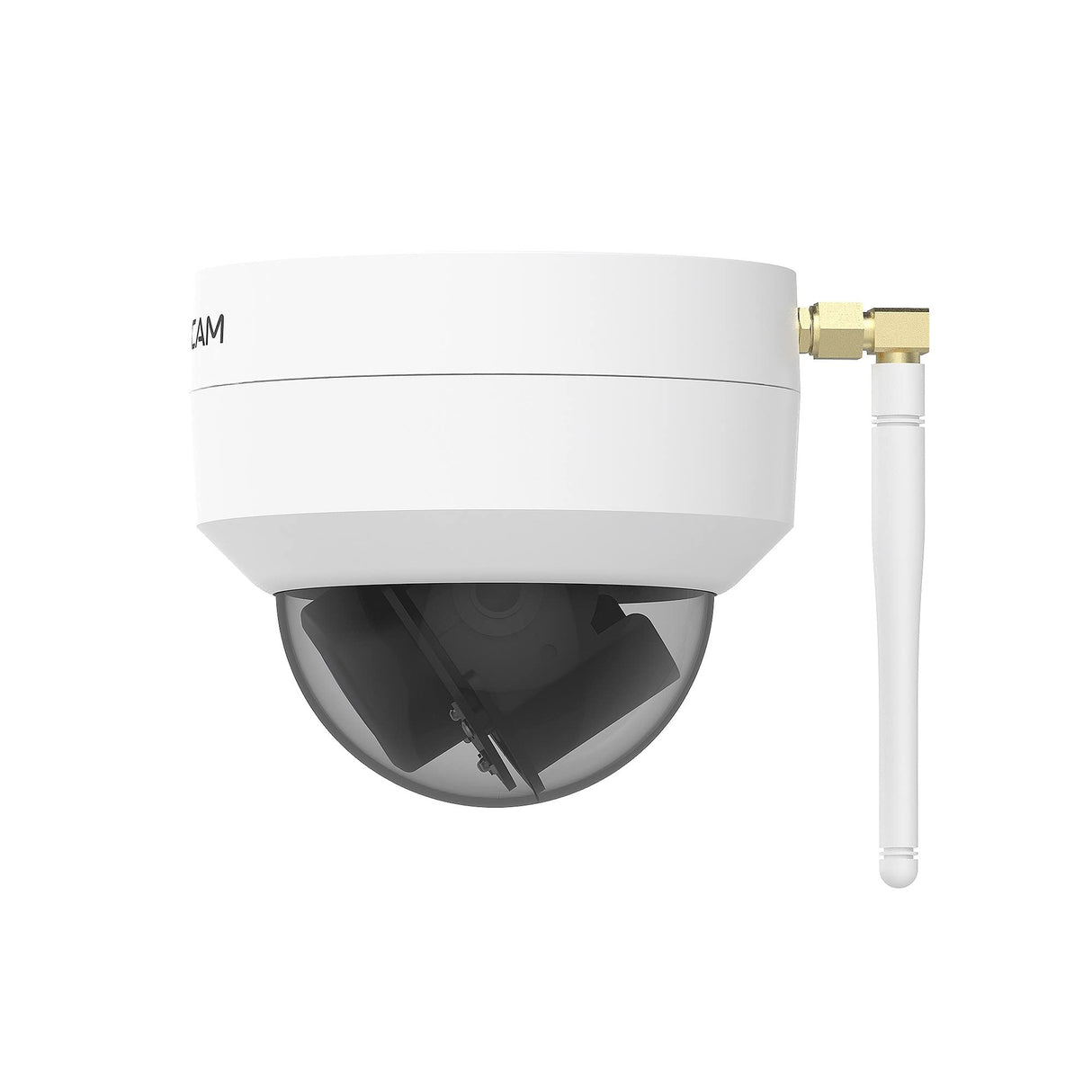 Foscam D4Z - Cámara de vigilancia PTZ de Doble Banda de 4 MP con Zoom óptico de 4 aumentos, Incluye Tarjeta SD de 64 GB, Resistente a la Intemperie IP66 y a Prueba de vandalismo IK10, visión Nocturna