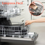 Cosori Freidora de Aire Grande-True Acero Inox-4 Resistencias Dual Blaze TwinFry 10 L-Flexible Doble Cesta Air Fryer 2800 W- Smart WIFI Control– 66 % Eficiencia Energética-6 en 1-Máx 10 Personas