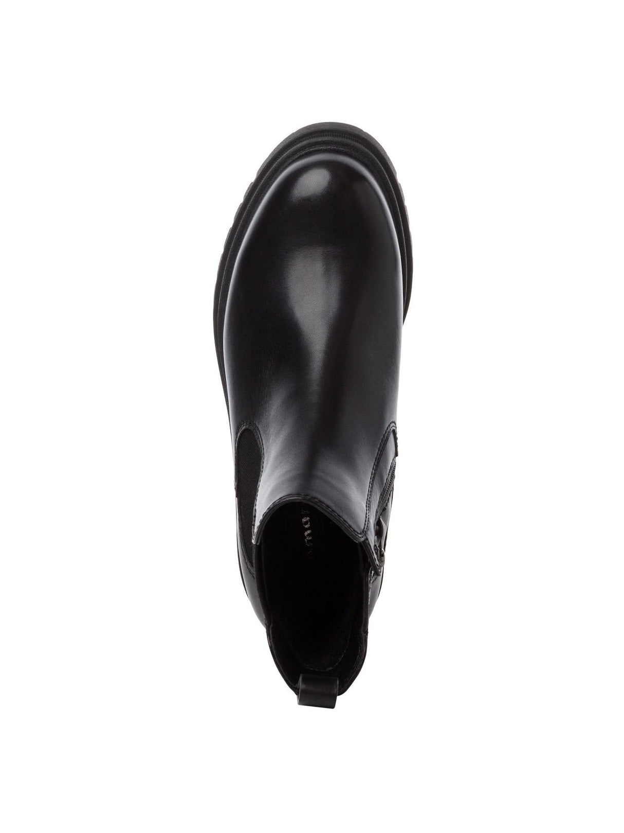 Tamaris Botines Chelsea para Mujer, Piel, Gore-Tex, Negro, 38 EU
