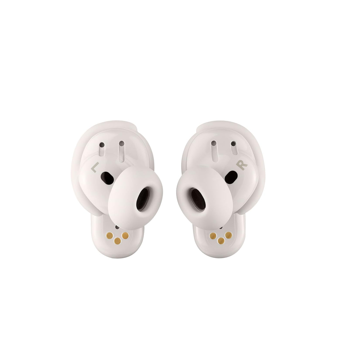 Bose Novedad auriculares de botón QC Ultra Bluetooth (2.ª gen), auriculares de botón inalámbricos con cancelación de ruido, hasta 6h de batería, IPX4, audio inmersivo, graves profundos, Blanco ahumado