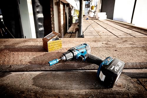 Makita DDF482RFJ drill Negro, Azul 1900 RPM 1,5 kg - Taladro eléctrico (1900 RPM, 1,3 cm, 3,8 cm, 36 Nm, 62 Nm, 600 RPM)