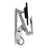 ERGOTRON StyleView Sit-Stand Combo Arm - Soporte de Pared para Pantalla Plana (13.2 kg, 609.6 mm (24 "), 75 x 75.100 x 100 mm (2.95 x 2.96 x 3.94), -30-30 °, 0-360 °, 360 °)