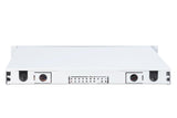 Digitus LWL - Caja de empalmes para 24 acoplamientos - LC - OS2 - 1HE 19" - Duplex multimodo - Con caja de empalmes - Montaje en rack
