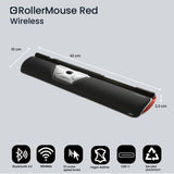 Contour RollerMouse Red, Inalámbrico - ratón ergonómico - Bluetooth - USB-C.
