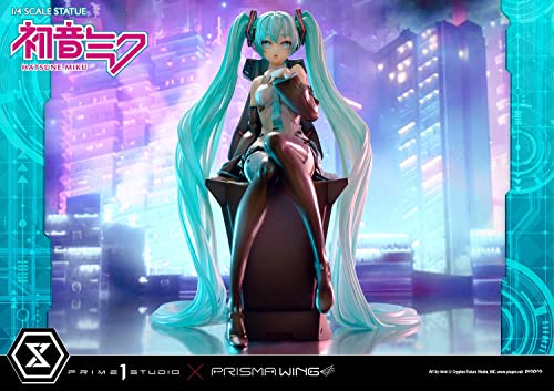 Prime 1 Studio Hatsune Miku - Figura Decorativa (PVC, 1/4 Hatsune Miku Art by Neco, 34 cm)