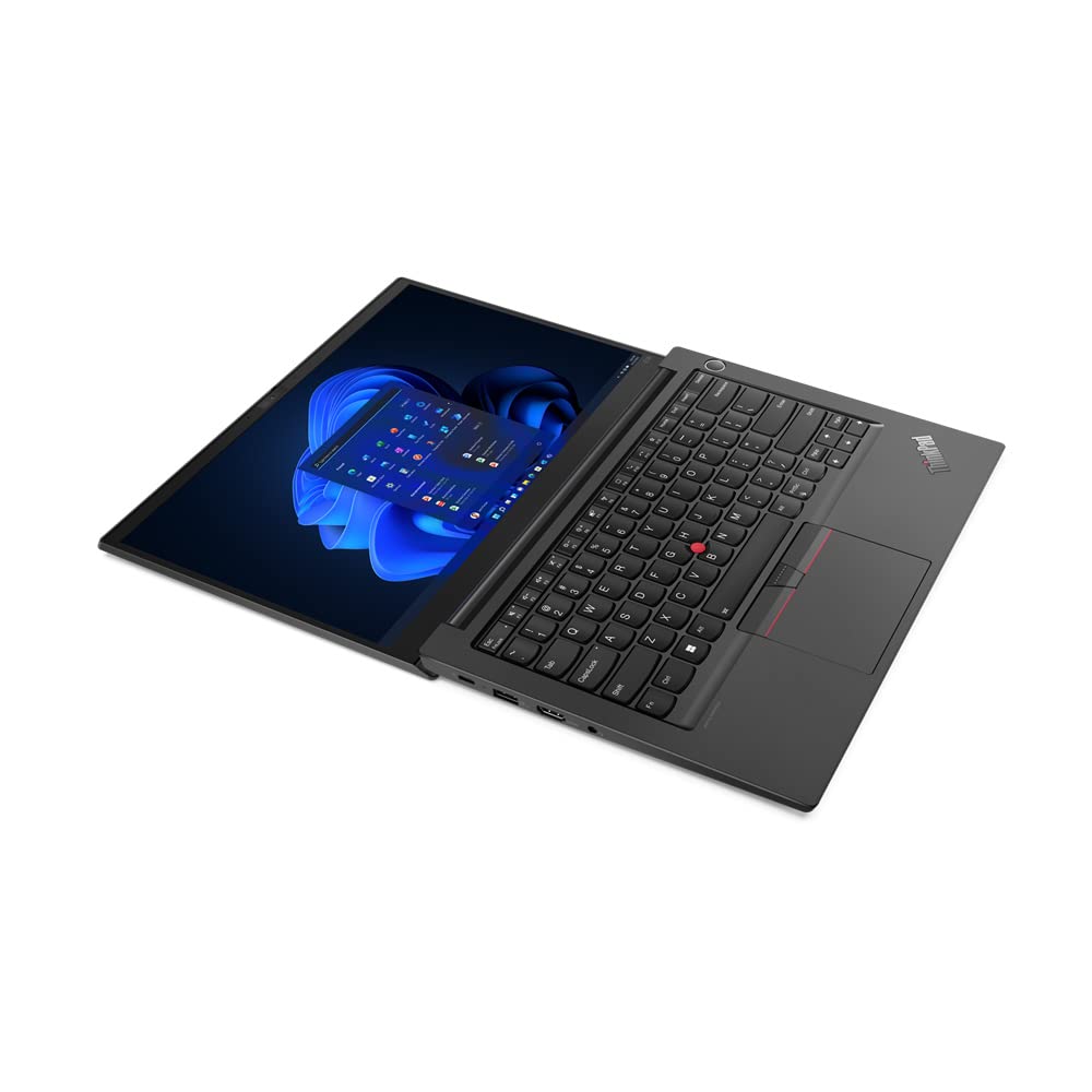 Lenovo ThinkPad E14 Gen 3 - Ordenador Portátil 15.6" FHD, (AMD Ryzen 5 5500U , 8GB RAM, 512 SSD, Integrated Intel Iris Xe Graphics, Windows 11 Pro 64), Black -Teclado QWERTY Español