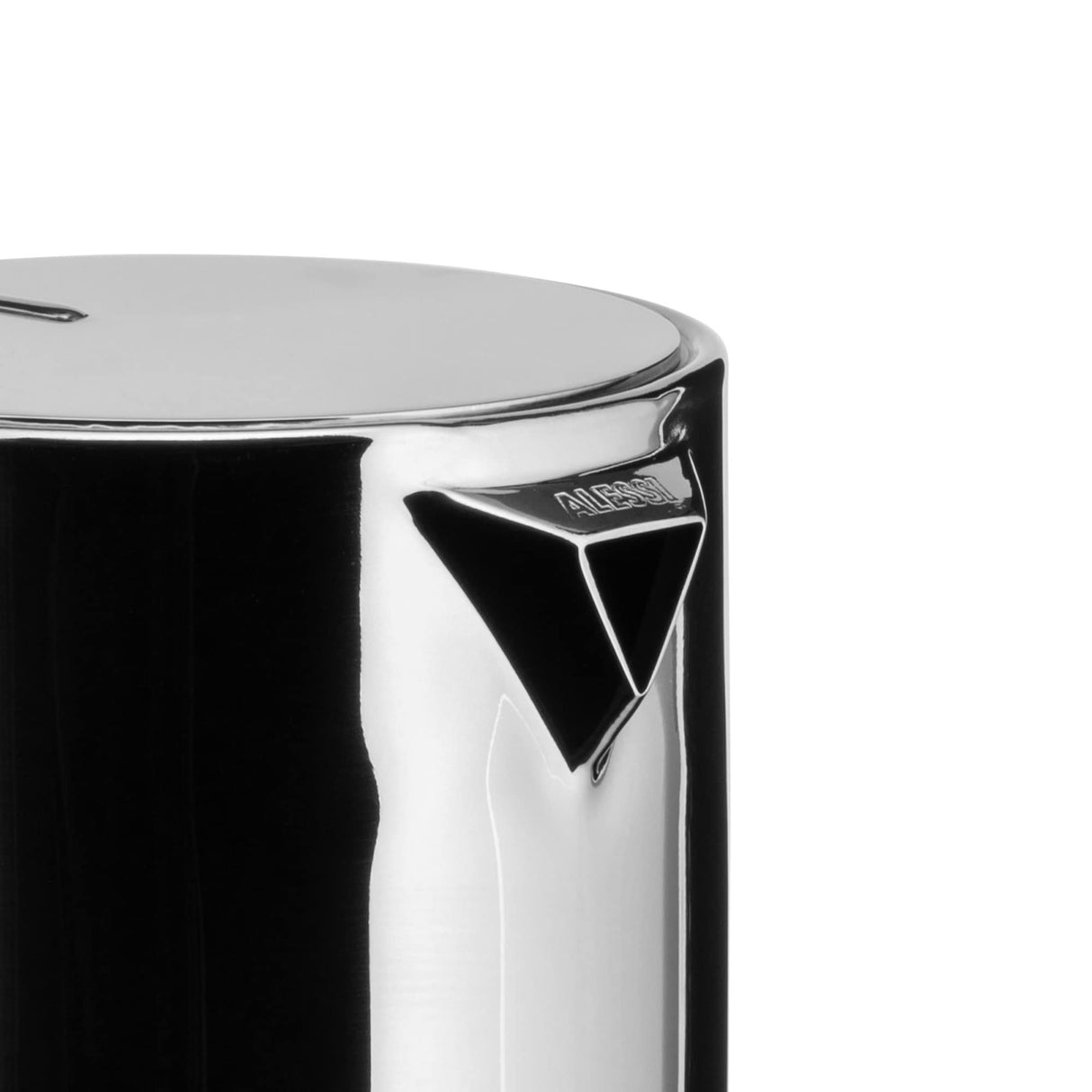 ALESSI 9090/6 - Cafetera italiana de acero inoxidable brillo 18/10 con base magnética