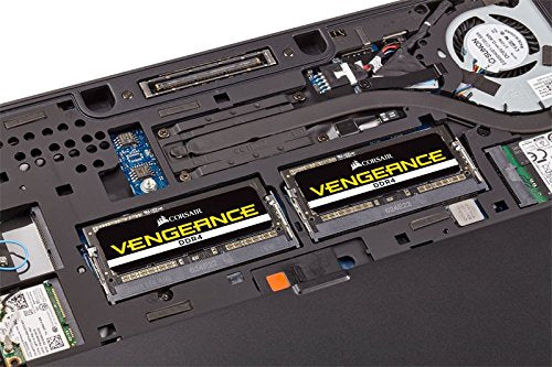 Corsair Vengeance SODIMM 32GB (2x16GB) DDR4 3200MHz C22 Memoria para portátiles/portátiles - Negro