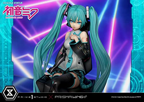 Prime 1 Studio Hatsune Miku - Figura Decorativa (PVC, 1/4 Hatsune Miku Art by Neco, 34 cm)