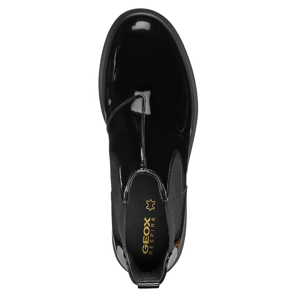 Geox D Spherica Ec1 E, Bota de Tobillo Mujer, Black, 37 EU