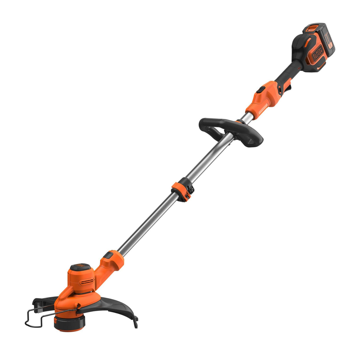 BLACK+DECKER Recortadora de césped inalámbrica 36V con batería y Cargador rápido - Ancho de Corte 33cm, Motor sin escobillas, alimentación automática de Hilo, Velocidad Variable - BCSTA536L1-QW