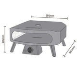 Cozze® Horno para pizza de gas 17" CLASSIC – 30 mbar, gran capacidad, potente y rápido, con piedra de cordierita, encendido automático