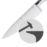 WMF Grand Gourmet - Cuchillo de Chef Chino de 31,5 cm con Hoja Insertada de Acero Templado Completamente Forjado de 18,5 cm