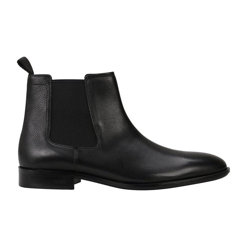 BOSS Colby_cheb_gr, Bota Chelsea para Hombre, Negro, 48 EU