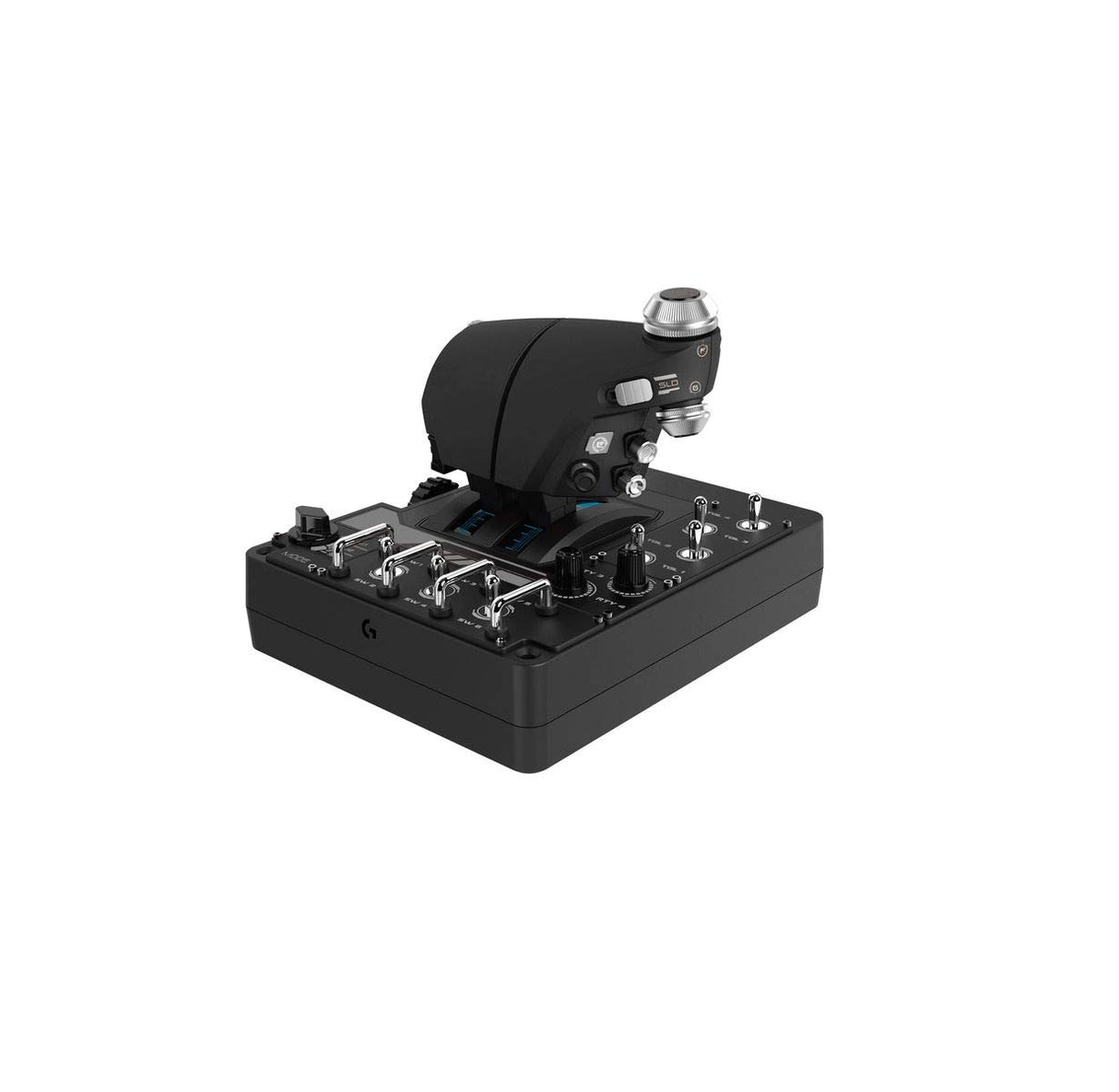 Logitech G X56 H.O.T.A.S Controlador con Aceleración y Palanca RGB, 6 Grados de Libertad, 4 Opciones de Resorte, +189 Controles Programables, RGB, 2x USB - Negro