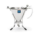 De Buyer, EMBUDO AUTOMATICO, TODO INOX, 3 CAUDALES,1,5 L. CON SOPORTE-Ø17,5 CM- 1,5 L., CON SOPORTE-3354.12