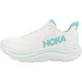 HOKA One One 1162031-WTCL Clifton 10 Mujer White/Cielo Blue EU 41 1/3