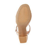 Geox Sandalias D New ERAKLIA 80 D con tacón, color nude, talla 37 EU, color carne, 37 EU