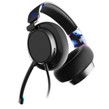Skullcandy SLYR Pro Cascos Over-Ear Multiplataforma con Cable para Gaming, con Enhanced Sound Perception, Micrófono con IA, Compatibles con Xbox Playstation y PC - Azul
