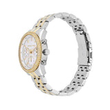 Michael Kors Reloj Bryant para Mujer, Movimiento cronógrafo de Cuarzo de 35 mm con Correa de Acero Inoxidable, 35 mm, Plateado y Dorado