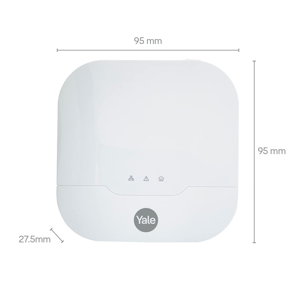 Yale IA-311 Alarma Sync Smart Home - 5 Piezas - Hub- Sensor Puerta / Ventana- Detector de Movimiento- Llavero- Geolocalización- Compatible con Alexa- Asistente de Google- Philips Hue