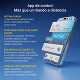 Climatizador móvil SUNTEC Coolfixx 12000 BTU APP - Aire acondicionado móvil y silencioso con control Smart App - Deshumidificador para habitaciones de hasta 60 m2 - Refrigeración y calefacción móvil