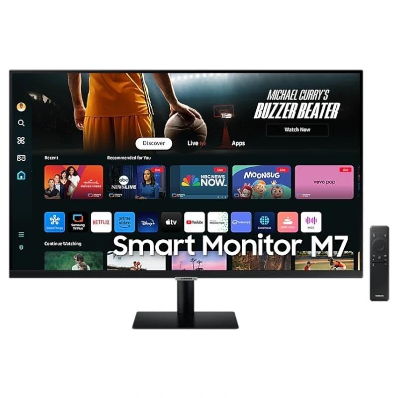 VoltShine Monitor Smart 32" 4K con USB-C, Ideal para Trabajo y Entretenimiento, con conectividad Flexible y Funciones interactivas.