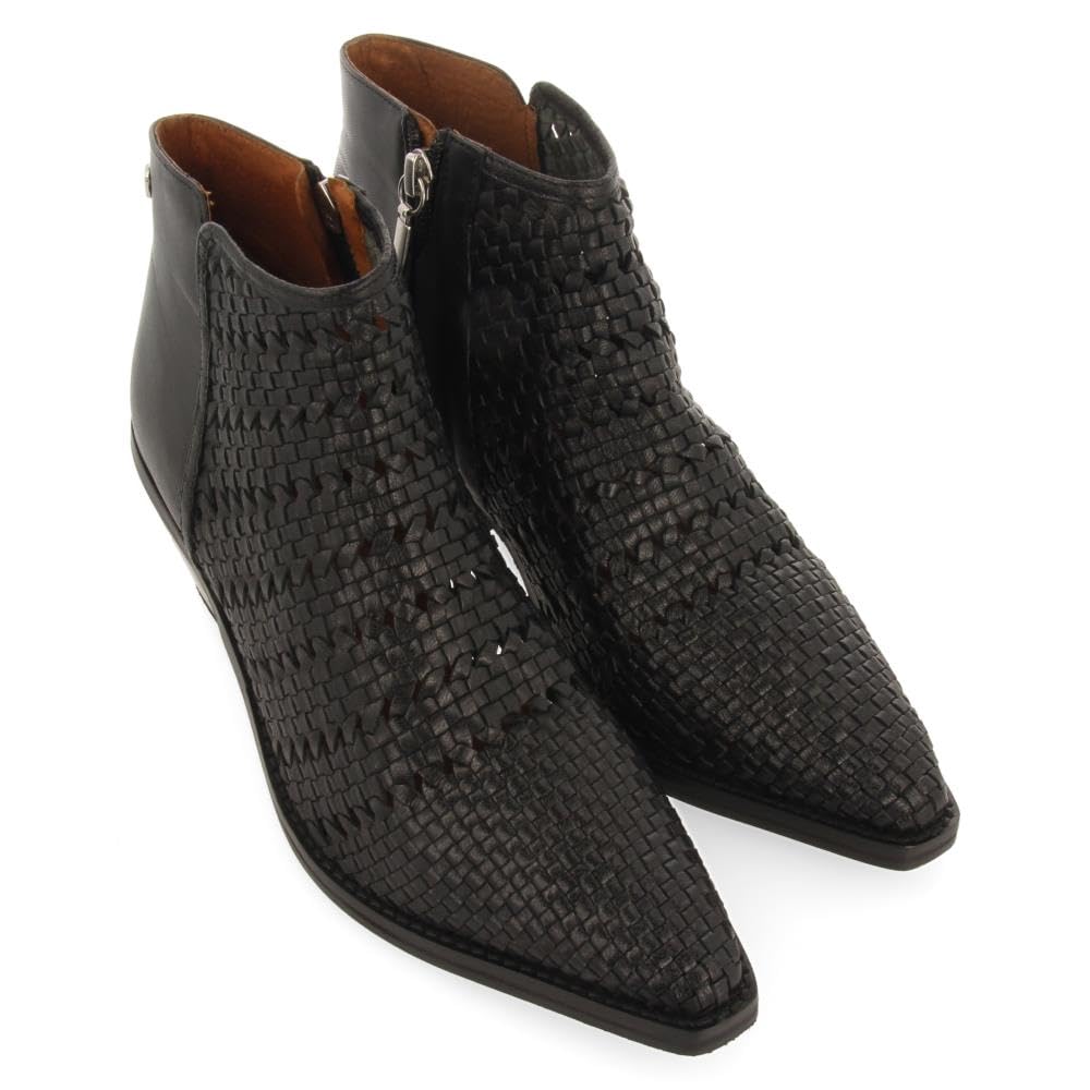 GIOSEPPO Botines Cowboy Trenzado TACÓN Piel Livonia