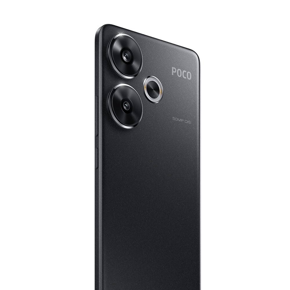 Xiaomi Poco F6 - Smartphone de 8+256GB, Snapdragon 8s Gen 3, Pantalla AMOLED de 120 Hz, Carga Turbo de 90W, cámara Dual de 50MP con OIS, Negro (Versión ES)