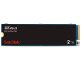 SanDisk SSD Plus M.2 2280 NVMe SSD 2 TB PCIe Gen 3, con velodidad de lectura de hasta 3200 MB/s NVMe SSD, Western Digital Dashboard
