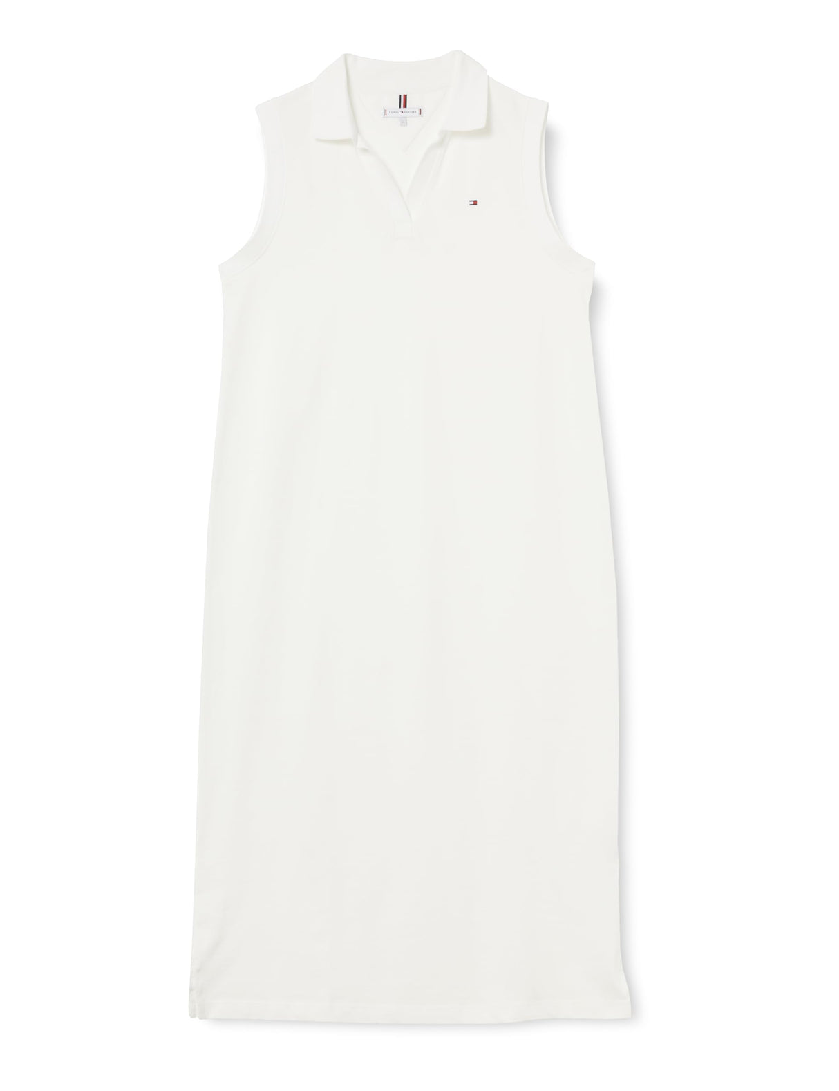 Tommy Hilfiger Vestido Polo para Mujer, Blanco (TH Optic White), XL