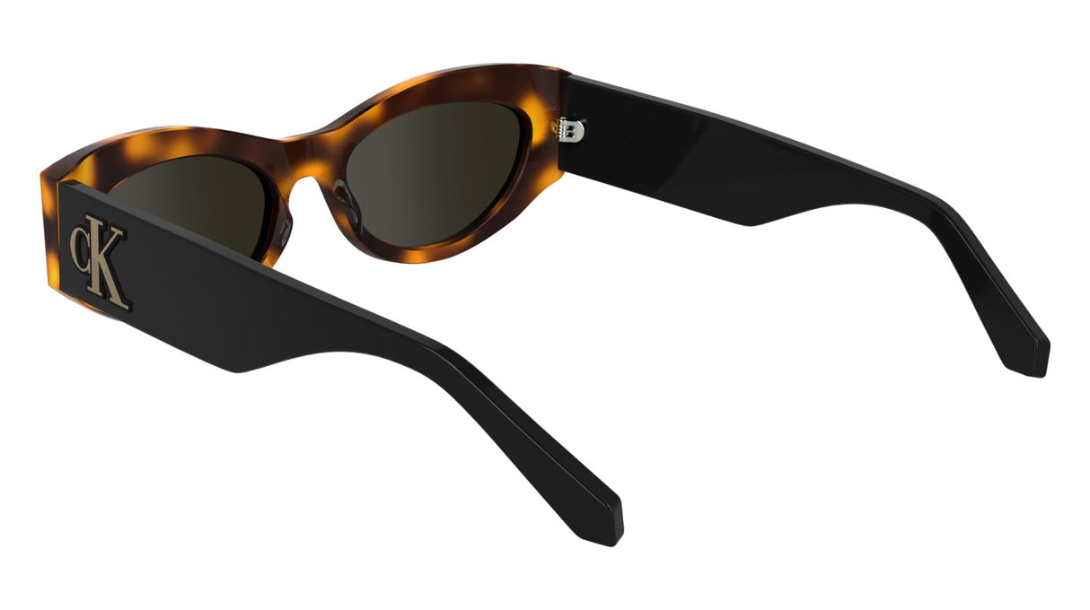 CALVIN KLEIN JEANS Women's Sunglasses CKJ24626S - Havana with Solid Brown Lens