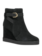 Geox D Elidea Wedge A, Bota de Tobillo Mujer, Negro, 41 EU