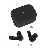 Nokia Essential True Wireless - Auriculares y Estuche portátil de Carga (IPX5 de Resistencia al Agua, reducción del Ruido, micrófono Dual y Modo Ambiente) Negro