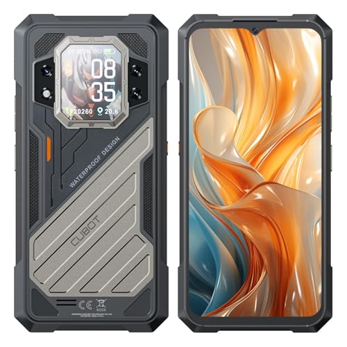 CUBOT Kingkong X Pro 5G - Smartphone 6.72" FHD+ 144Hz, 48GB RAM (24GB+24GB Ext.), 256GB ROM, Cámara 100 MP, Batería 10200mAh, Android 14, Dimensity 8200, Negro.