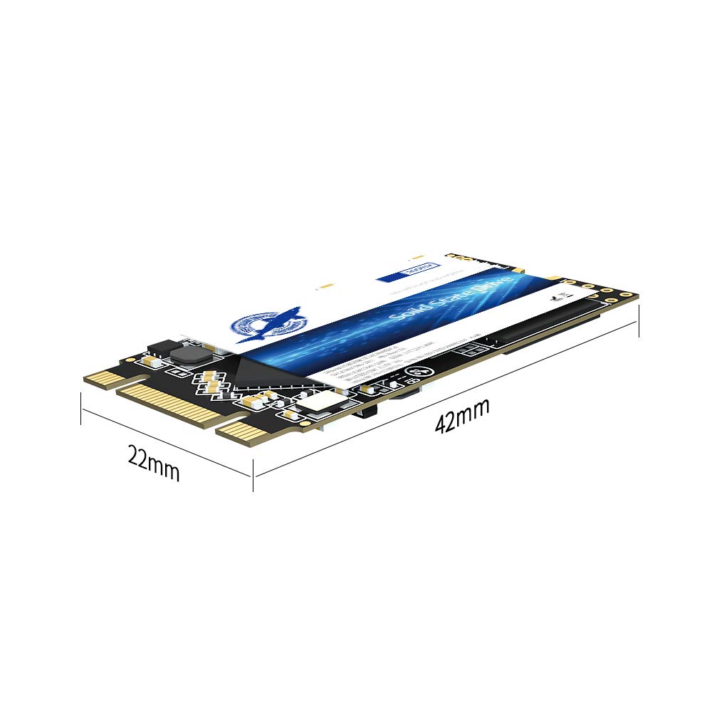 Dogfish m.2 2242 1TB Ngff Unidad De Estado Sólido Incorporada Altura de Alta Velocidad Unidad de Disco Duro de Alto Rendimiento para computadora portátil de Escritorio(1TB, m.2 2242)