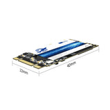 Dogfish m.2 2242 1TB Ngff Unidad De Estado Sólido Incorporada Altura de Alta Velocidad Unidad de Disco Duro de Alto Rendimiento para computadora portátil de Escritorio(1TB, m.2 2242)