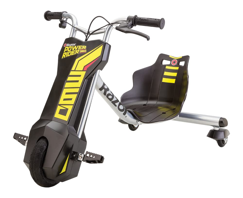 Razor Powerrider 360 Vehículo Eléctrico, Niños, Amarillo, Talla Única